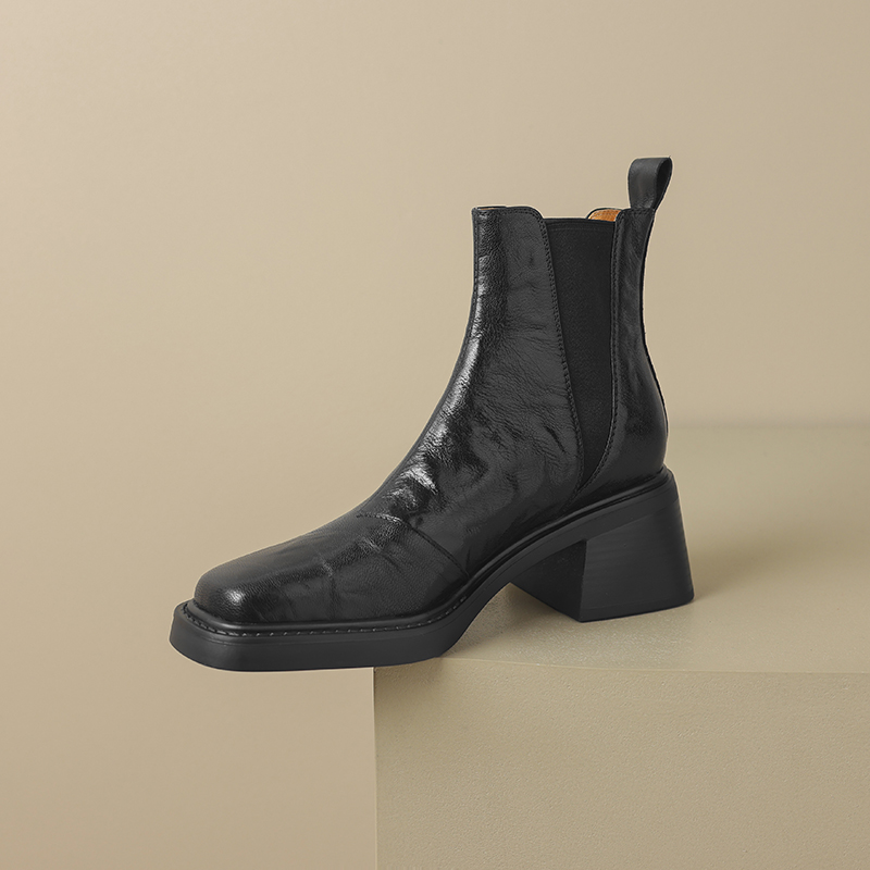 Street Fashion Rome 2026 - Chaussures rétro pour femmes, bottines Chelsea