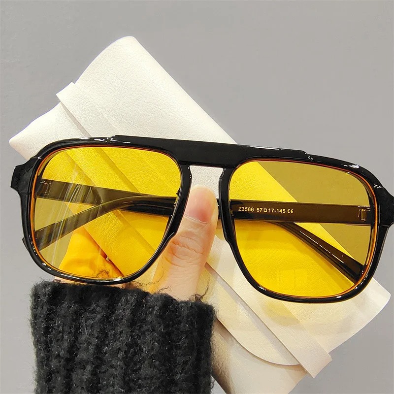 Street Fashion Glasses - Nouvelles lunettes de soleil surdimensionnées classiques