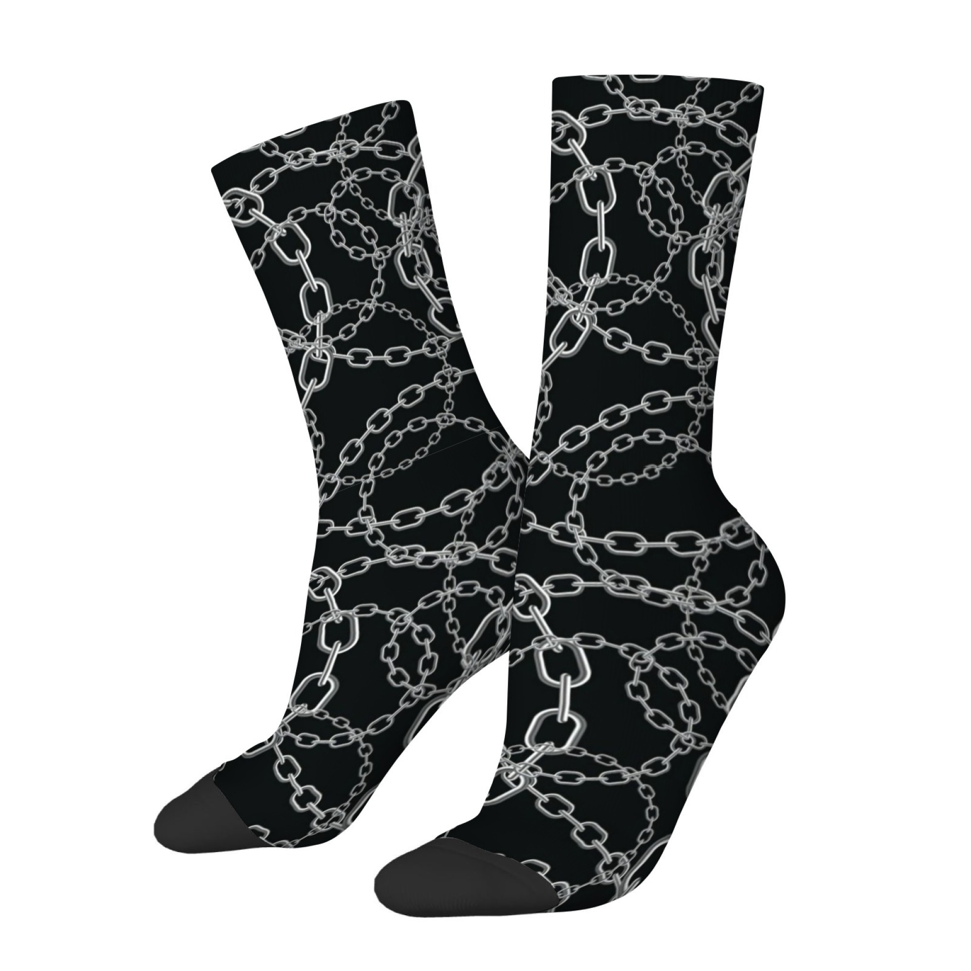 Quirky Street Fashion - Chaussettes mi-mollet pour hommes à imprimé