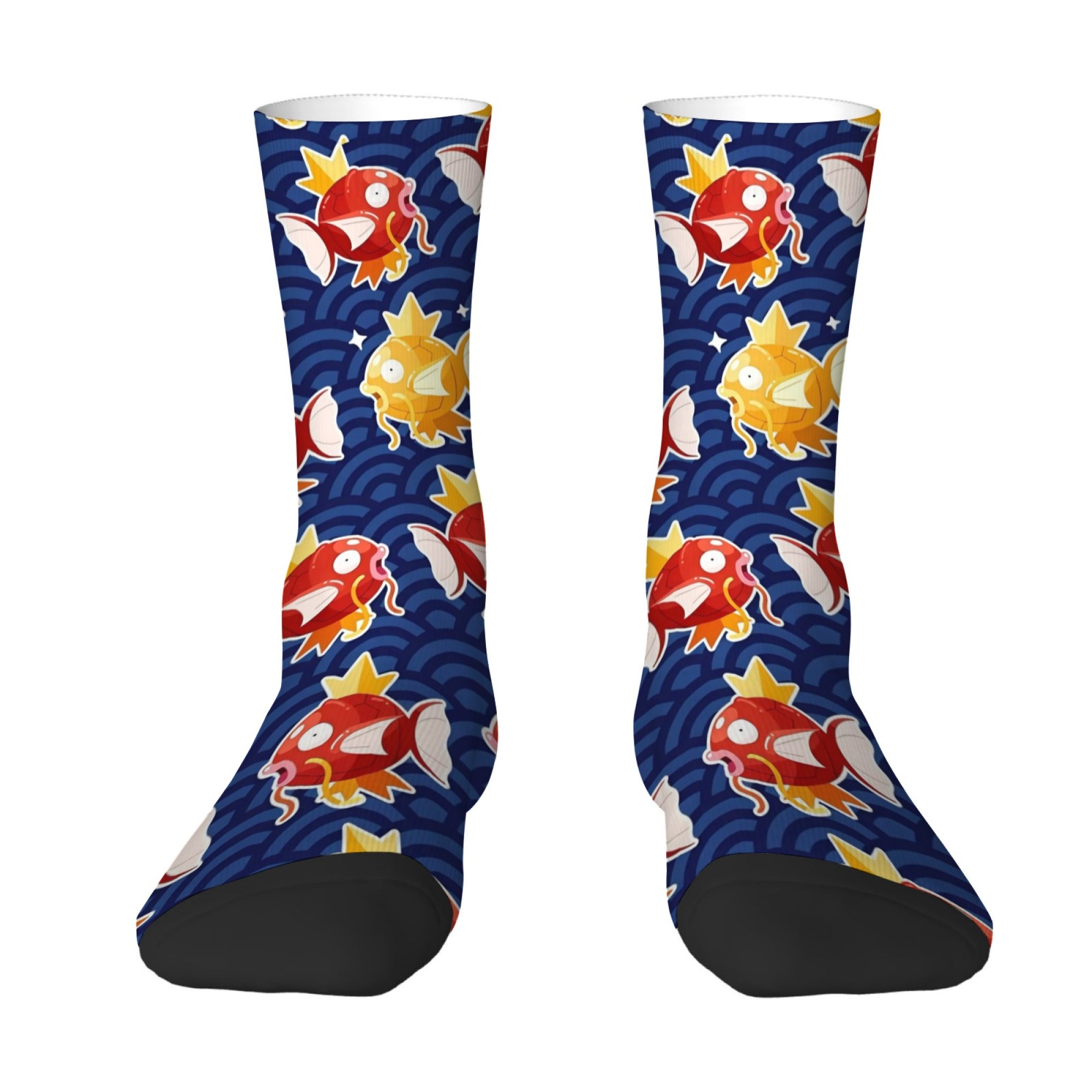 Quirky Street Fashion - Chaussettes pour hommes à imprimé poisson
