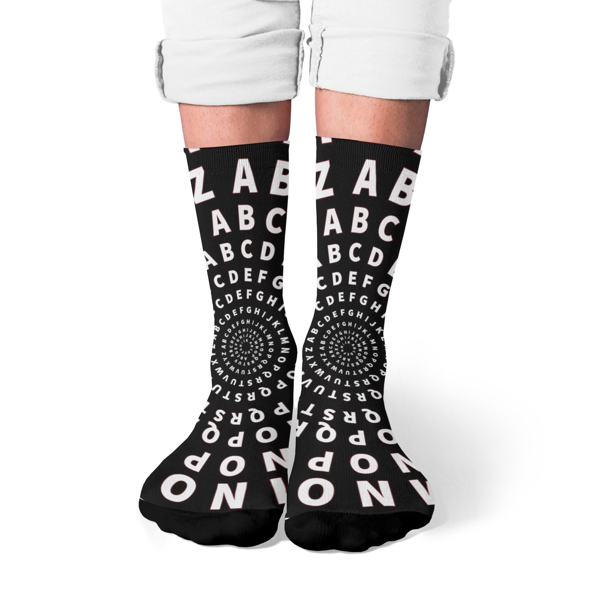 Quirky Street Fashion - Chaussettes amusantes pour hommes avec imprimé