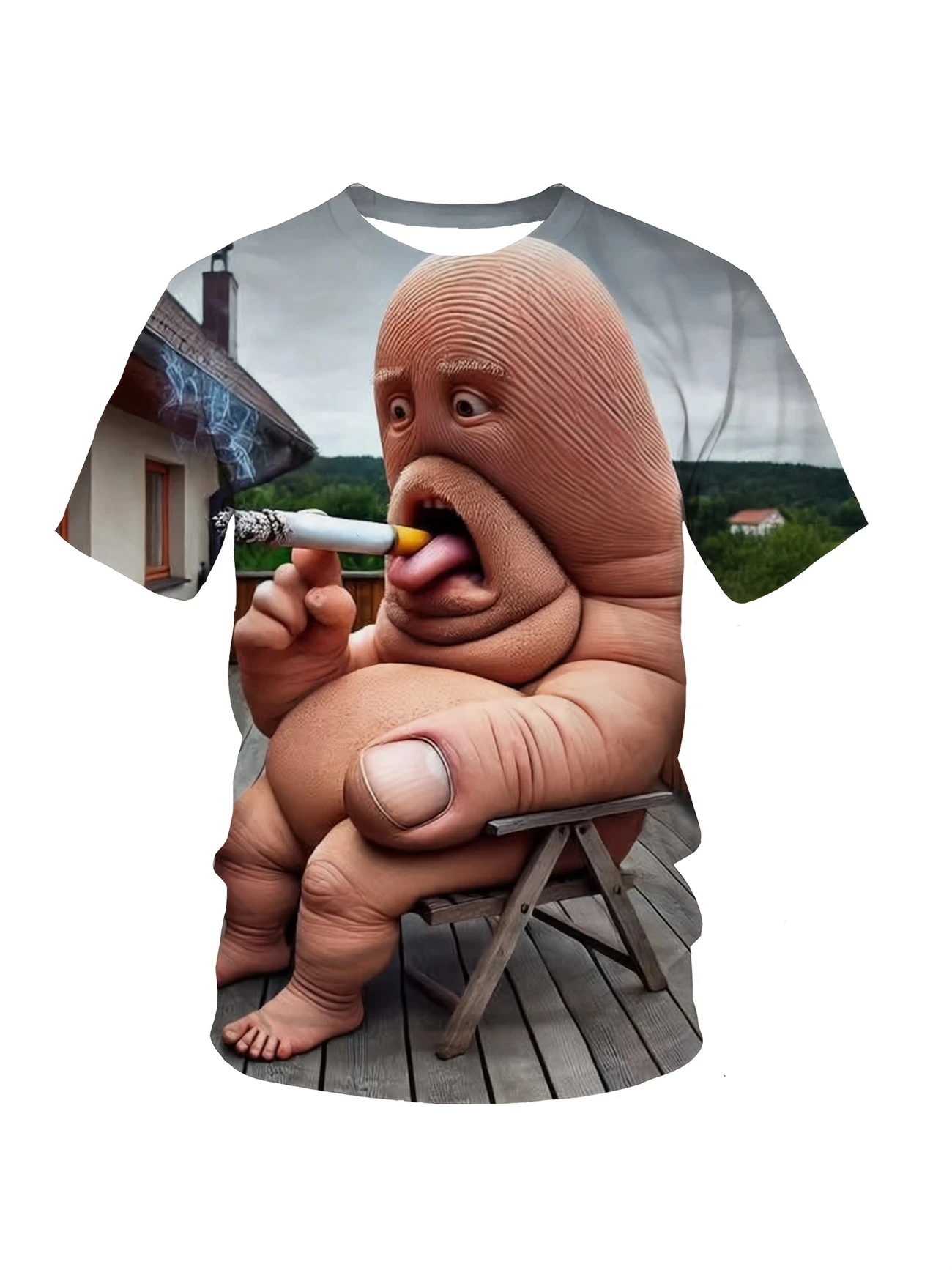 Quirky Street Fashion - Amusant original Art abstrait impression 3D