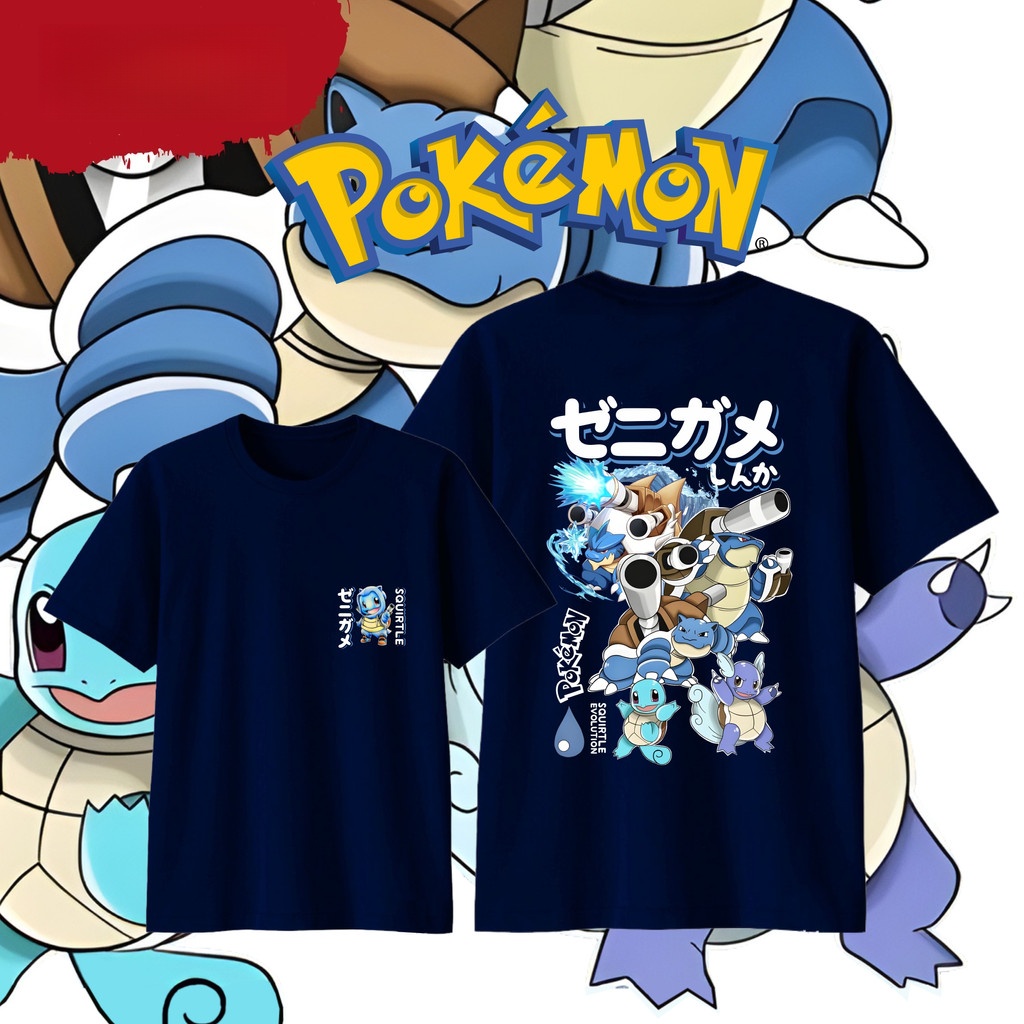 Street Fashion Evolution - T-shirt en coton imprimé Anime Pokémon