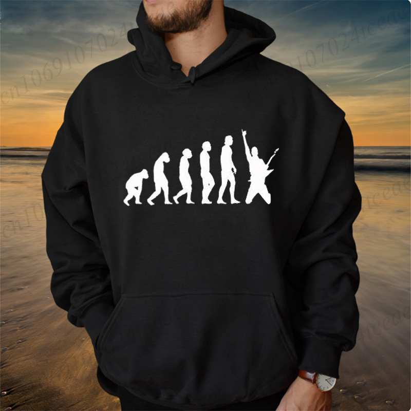 Street Fashion Evolution - Sweat-shirts à capuche imprimés pour hommes,