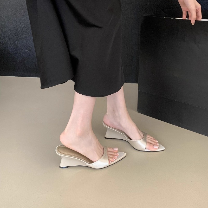 Street Fashion Dress - Nouvelles sandales d'été compensées à talon,