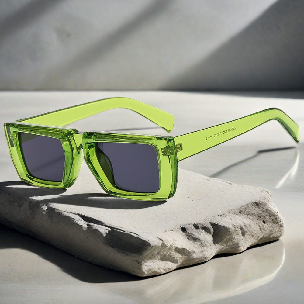 Street Fashion Glasses - Nouvelles lunettes de soleil rectangulaires pour