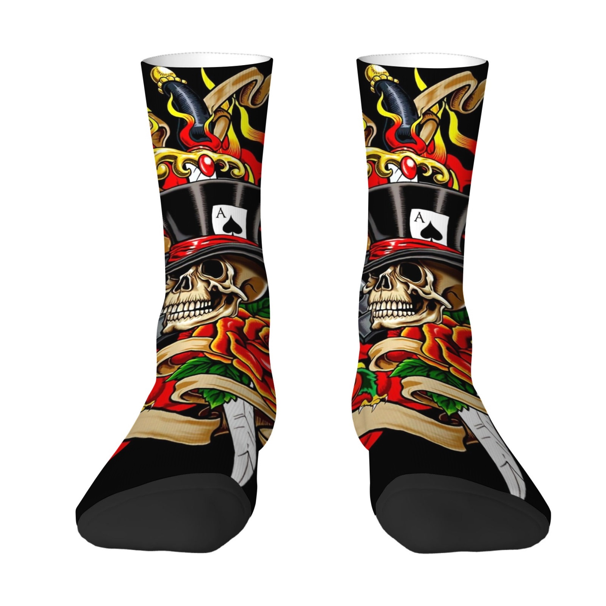 Quirky Street Fashion - Chaussettes pour hommes au style gothique