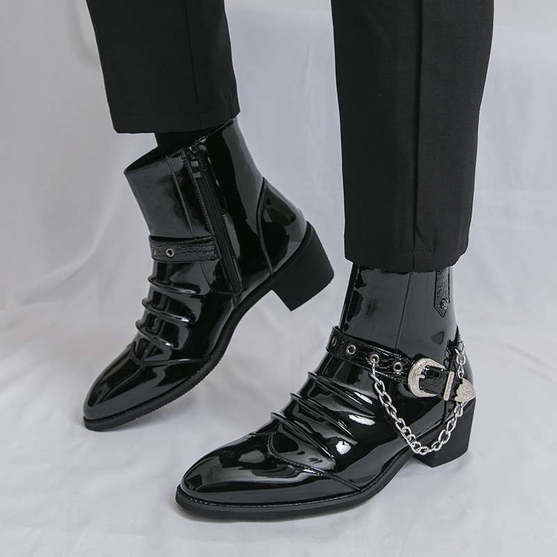 Street Fashion High End - Mode côté fermeture éclair haut hommes