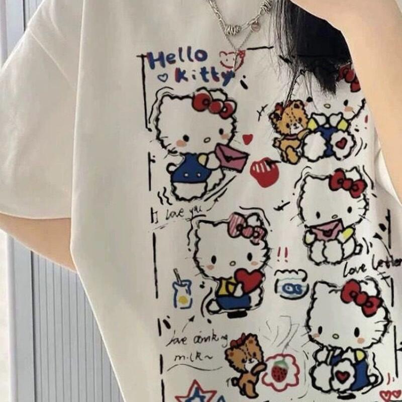 Street Fashion Jersey - T-shirt à manches courtes pour femme,