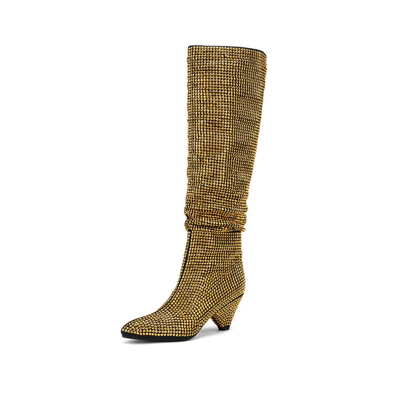 Mode talons pointus cristal bo - Street Fashion Dress avis et prix