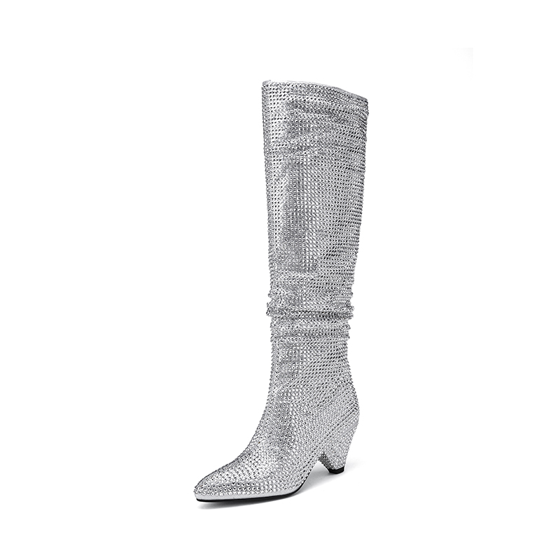 Mode talons pointus cristal bo - Street Fashion Dress avis et prix