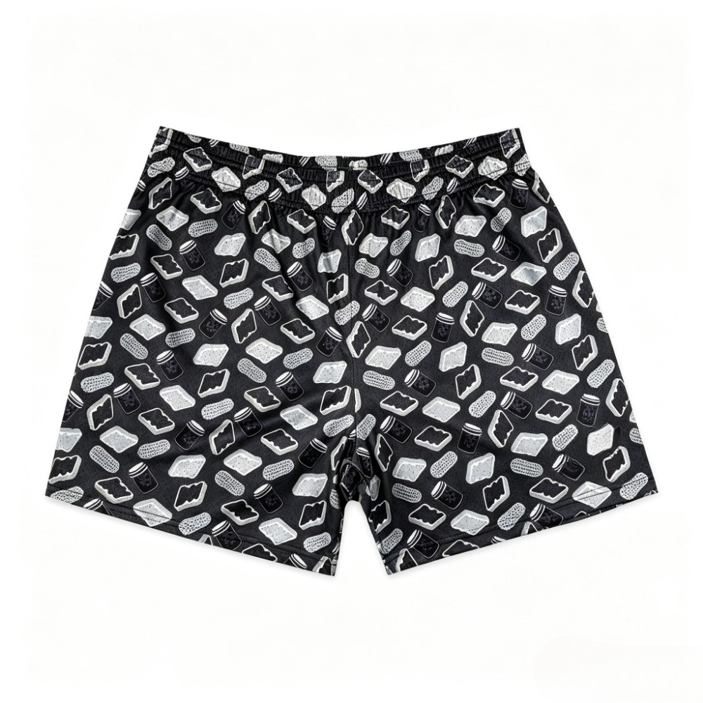 Shorts pour hommes à motif amu - Quirky Street Fashion avis et prix