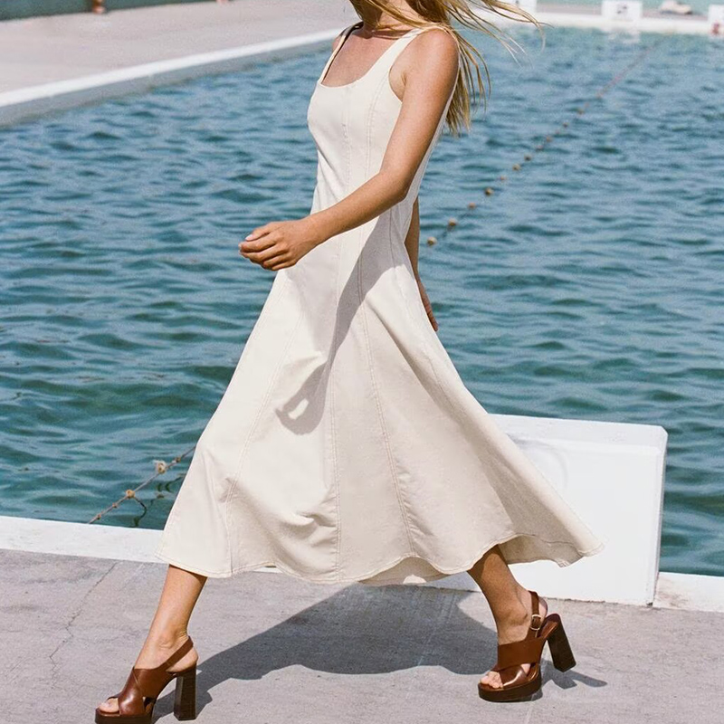 Robe midi style streetwear, co - Street Fashion Dress avis et prix