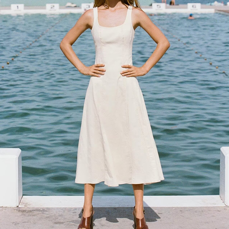 Robe midi style streetwear, co - Street Fashion Dress avis et prix