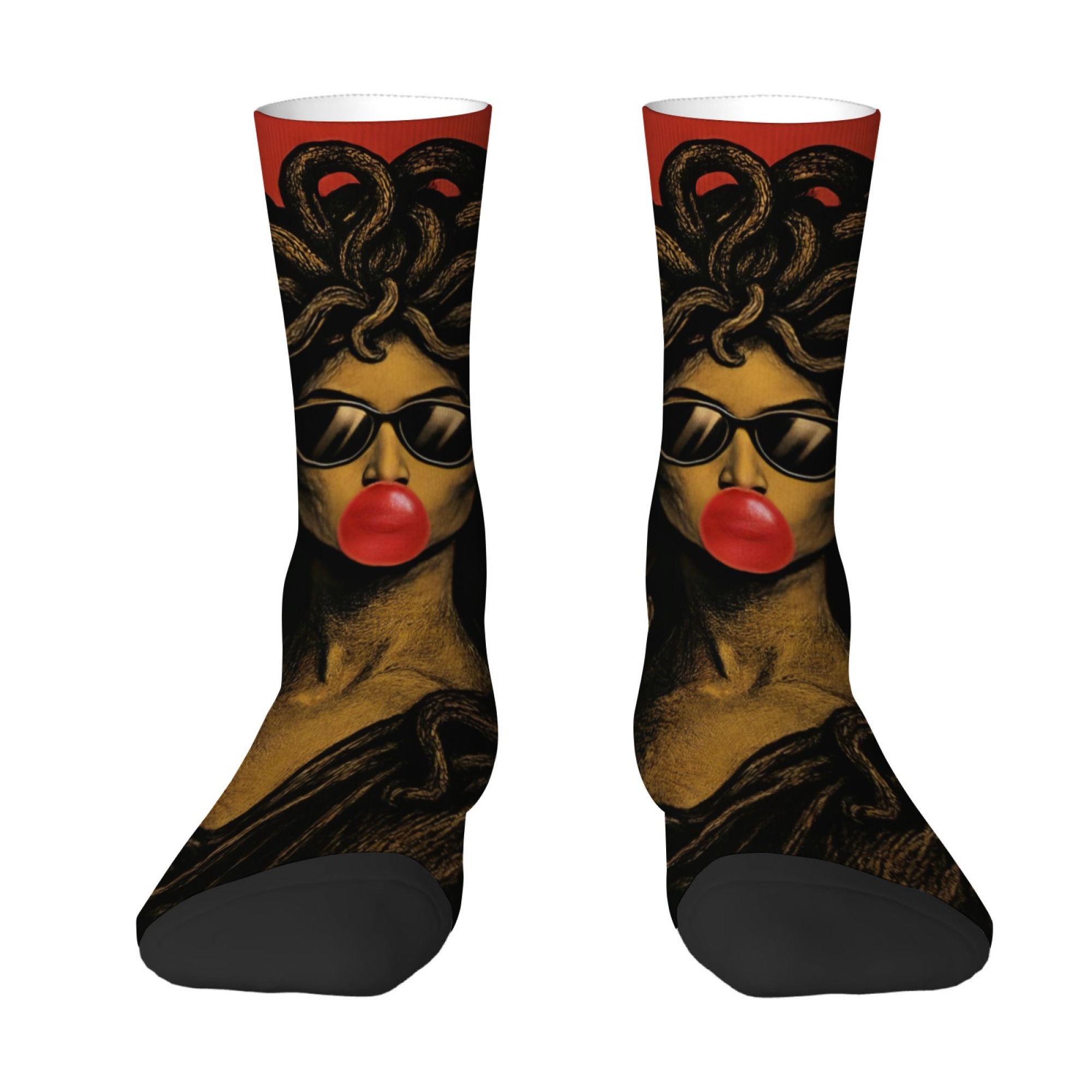 Chaussettes pour hommes Medusa - Quirky Street Fashion avis et prix