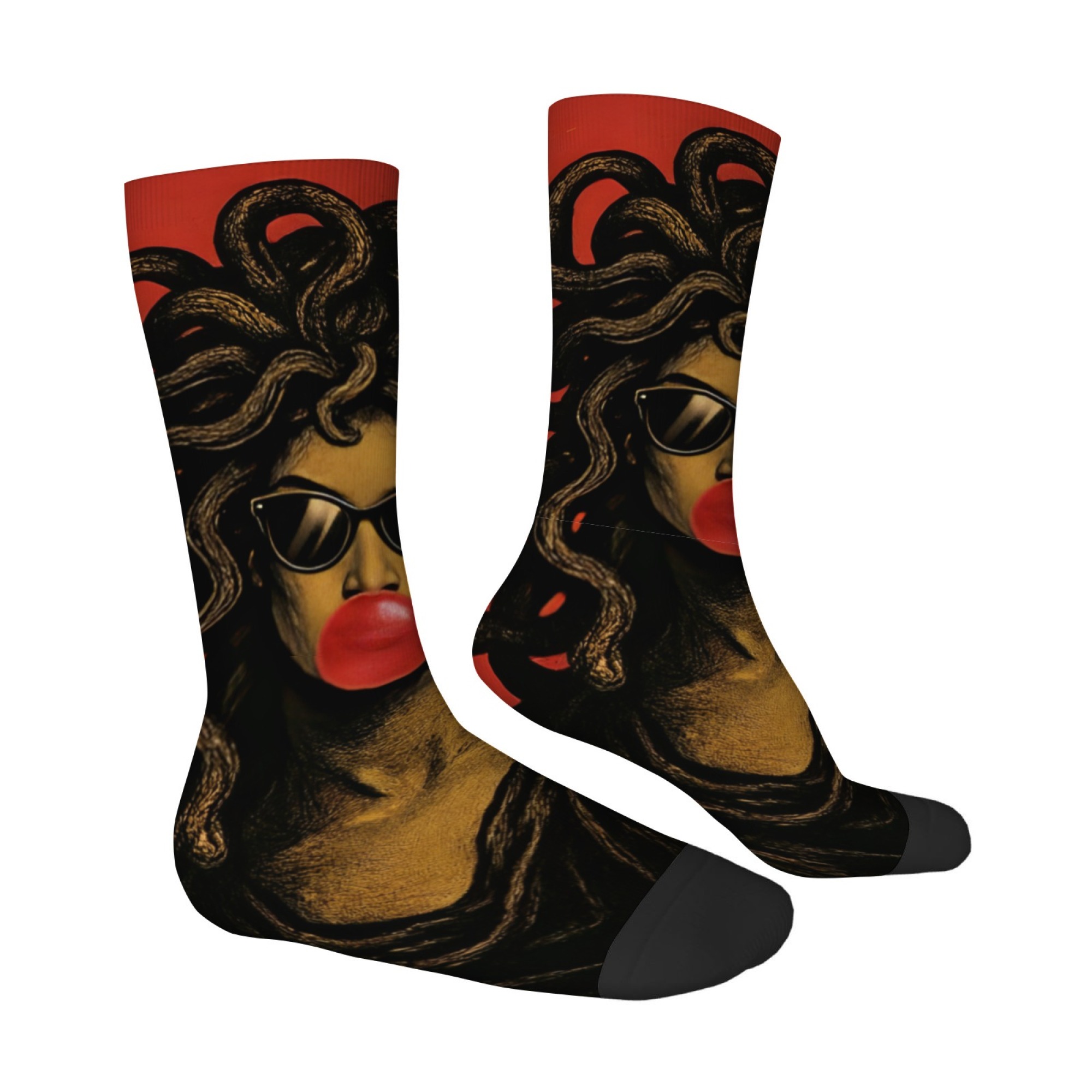 Chaussettes pour hommes Medusa - Quirky Street Fashion avis et prix