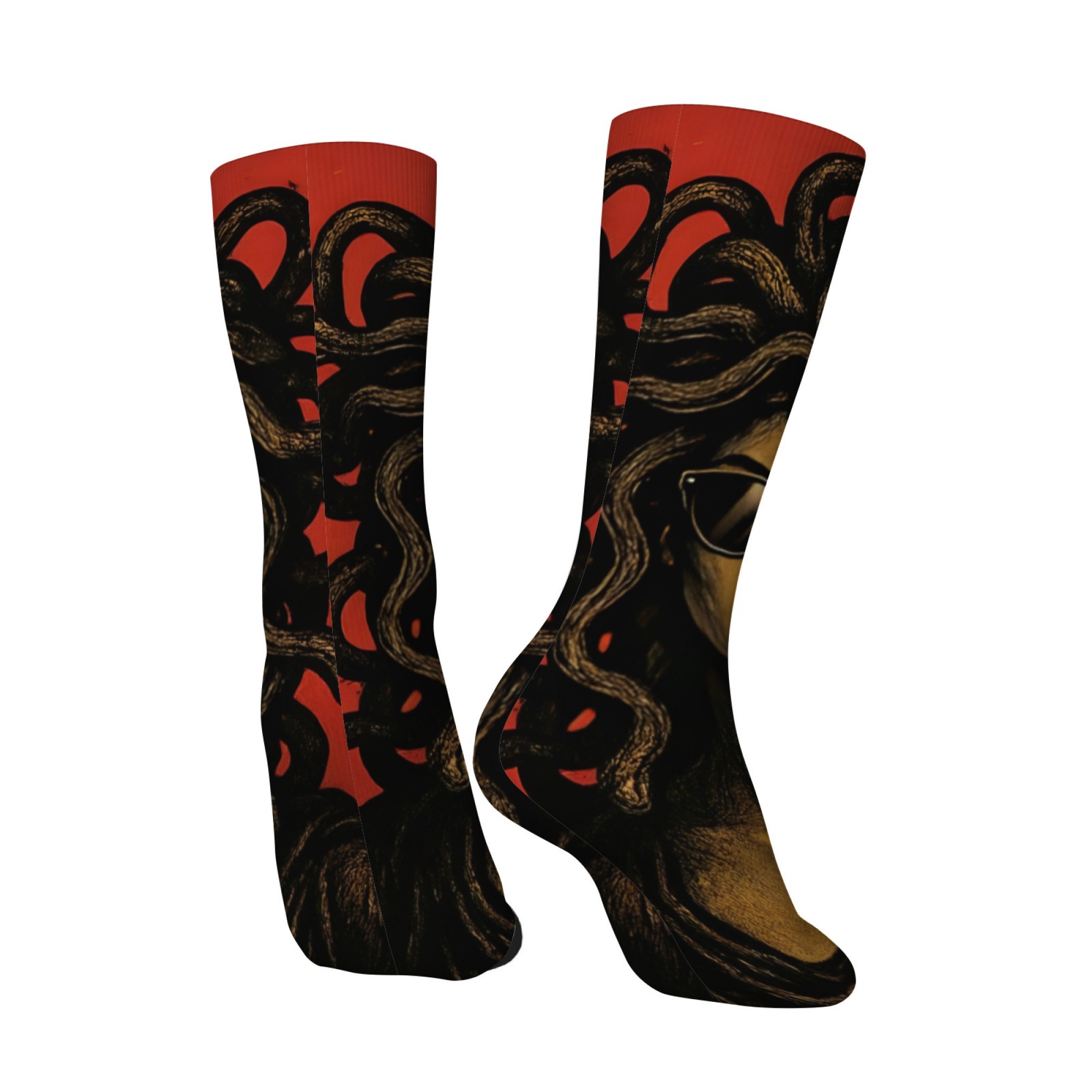 Chaussettes pour hommes Medusa - Quirky Street Fashion avis et prix
