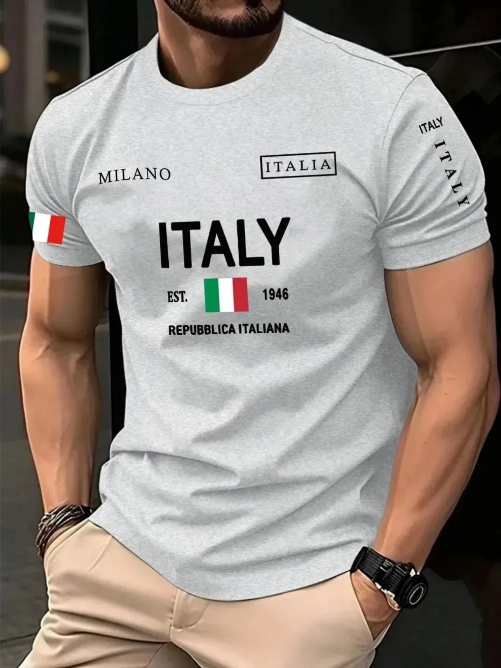 T-shirt Homme Respirant à Séch - Street Fashion In Milan avis et prix