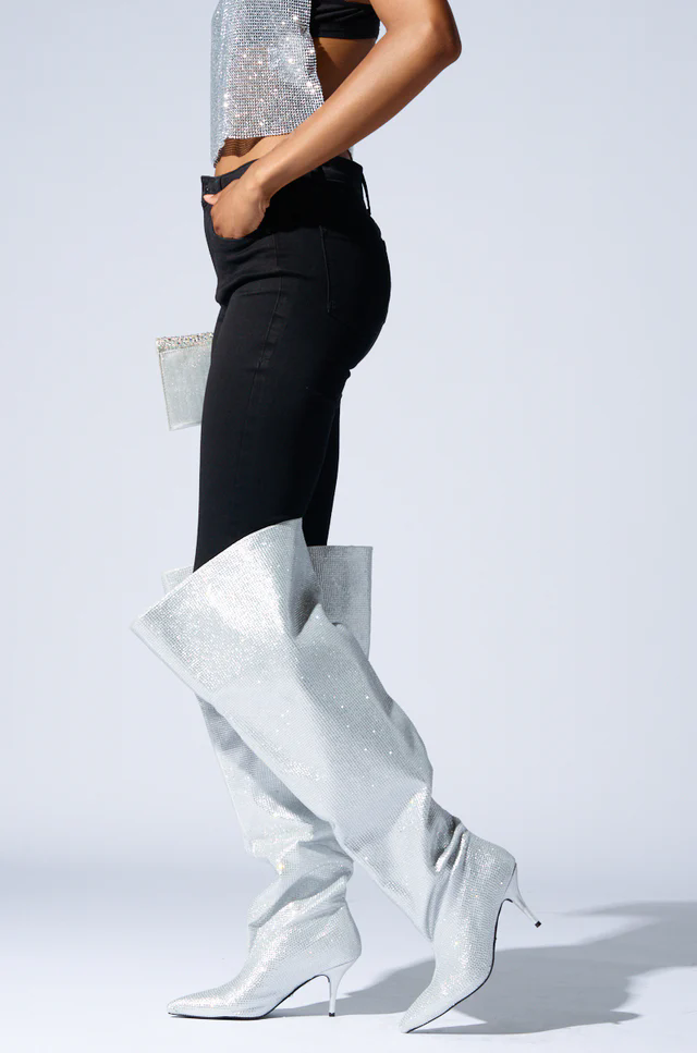 2026 genou haute argent crista - Street Fashion Rome 2026 avis et prix