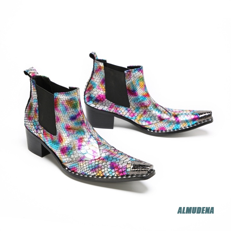 Bottines Chelsea multicolores  - Street Fashion Dress avis et prix
