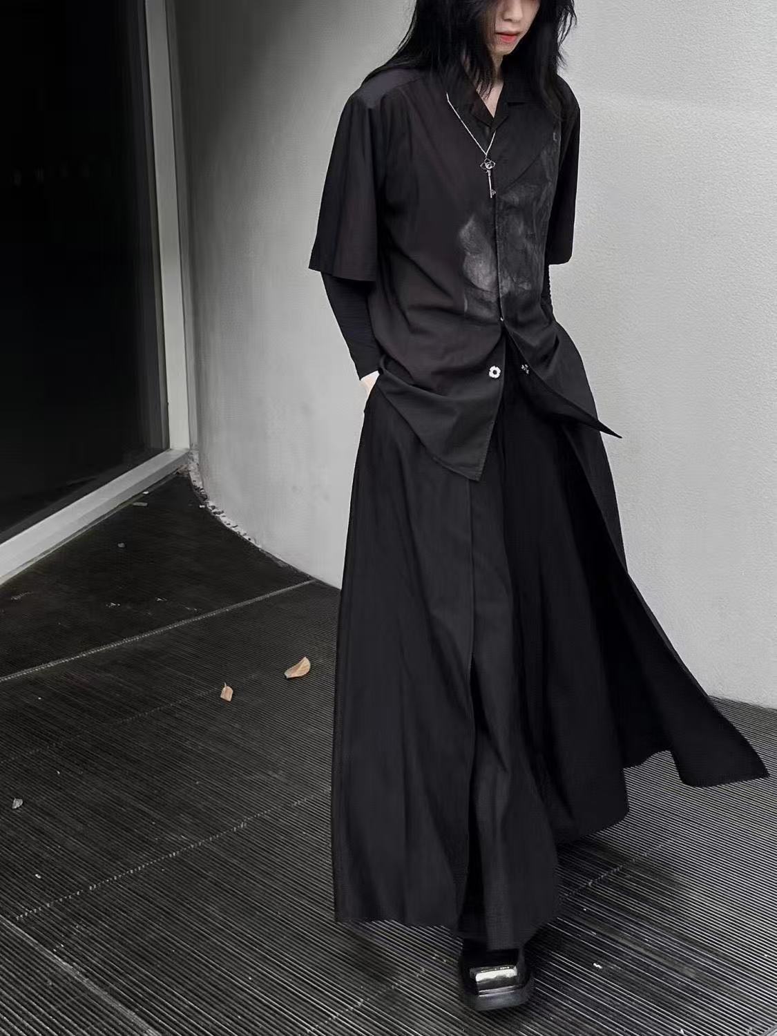 Cool noir nouveau Style chinoi - Street Fashion Outfit For Men avis et prix