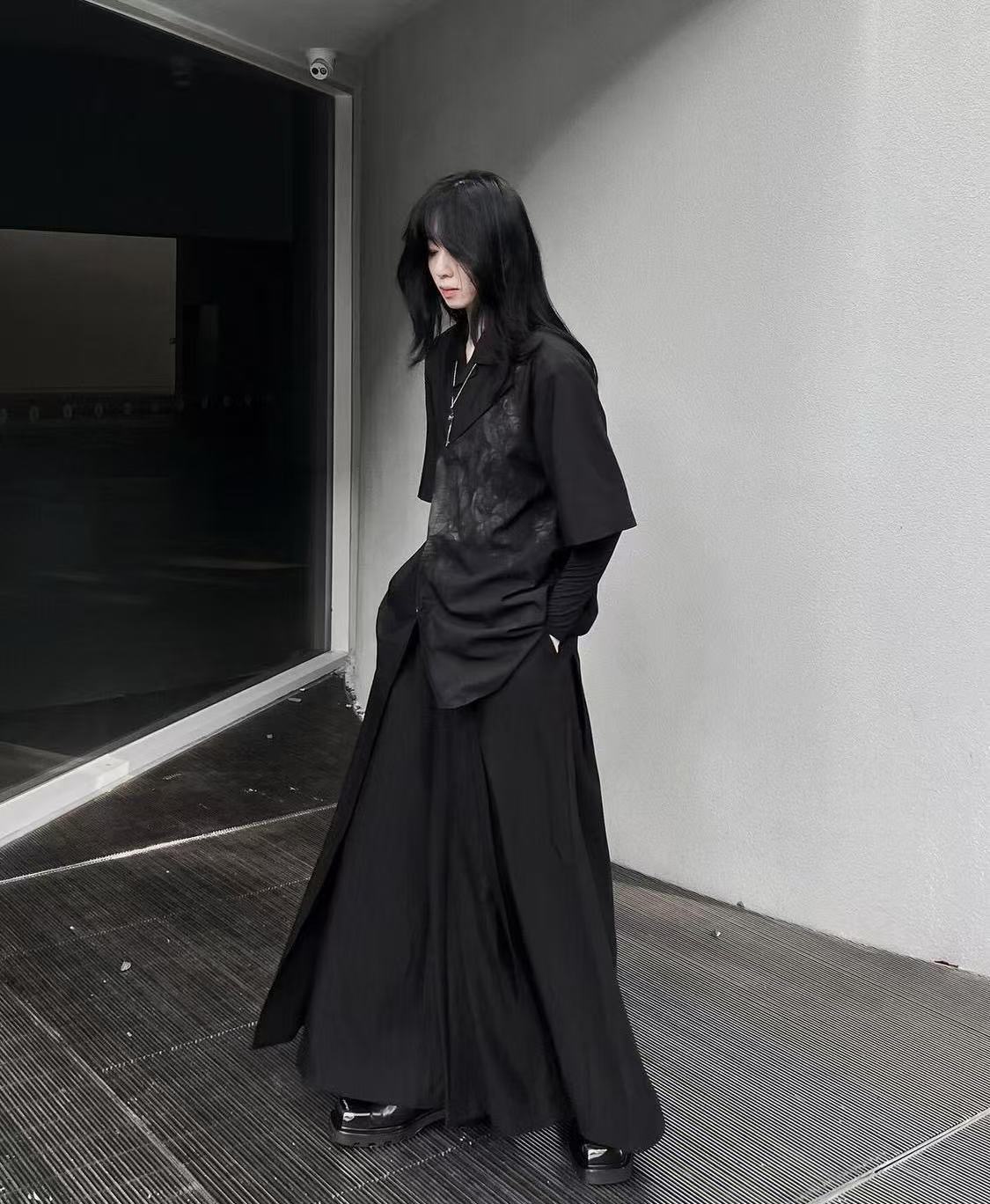 Cool noir nouveau Style chinoi - Street Fashion Outfit For Men avis et prix