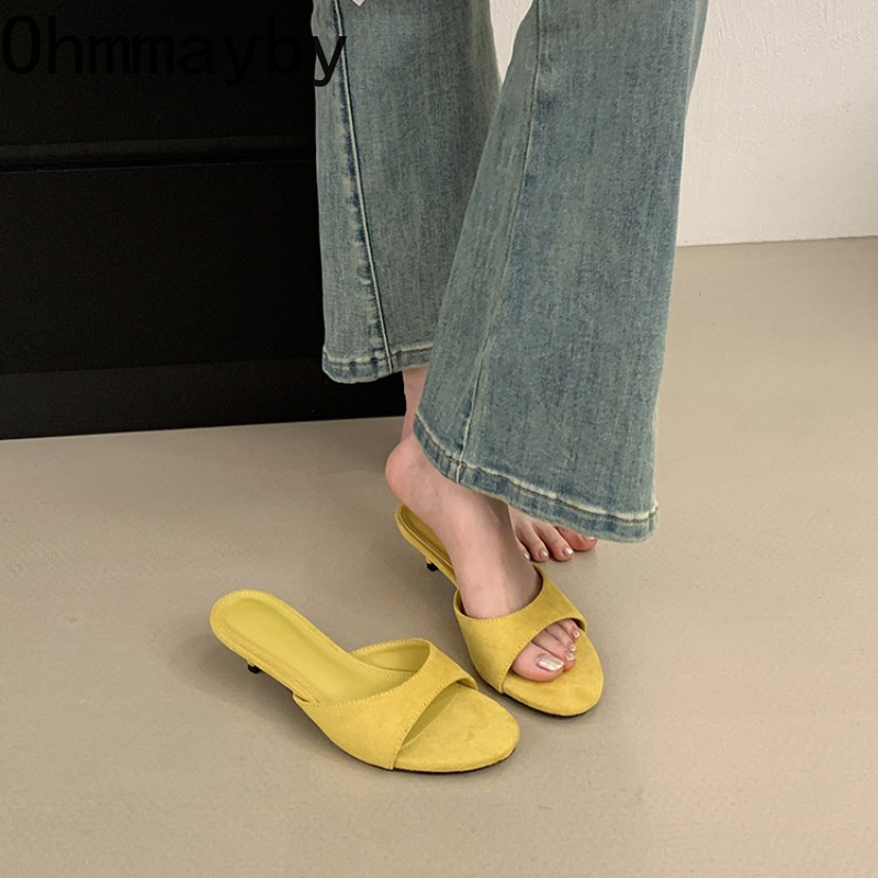 Nouvelles sandales en daim pou - Street Fashion Dress avis et prix