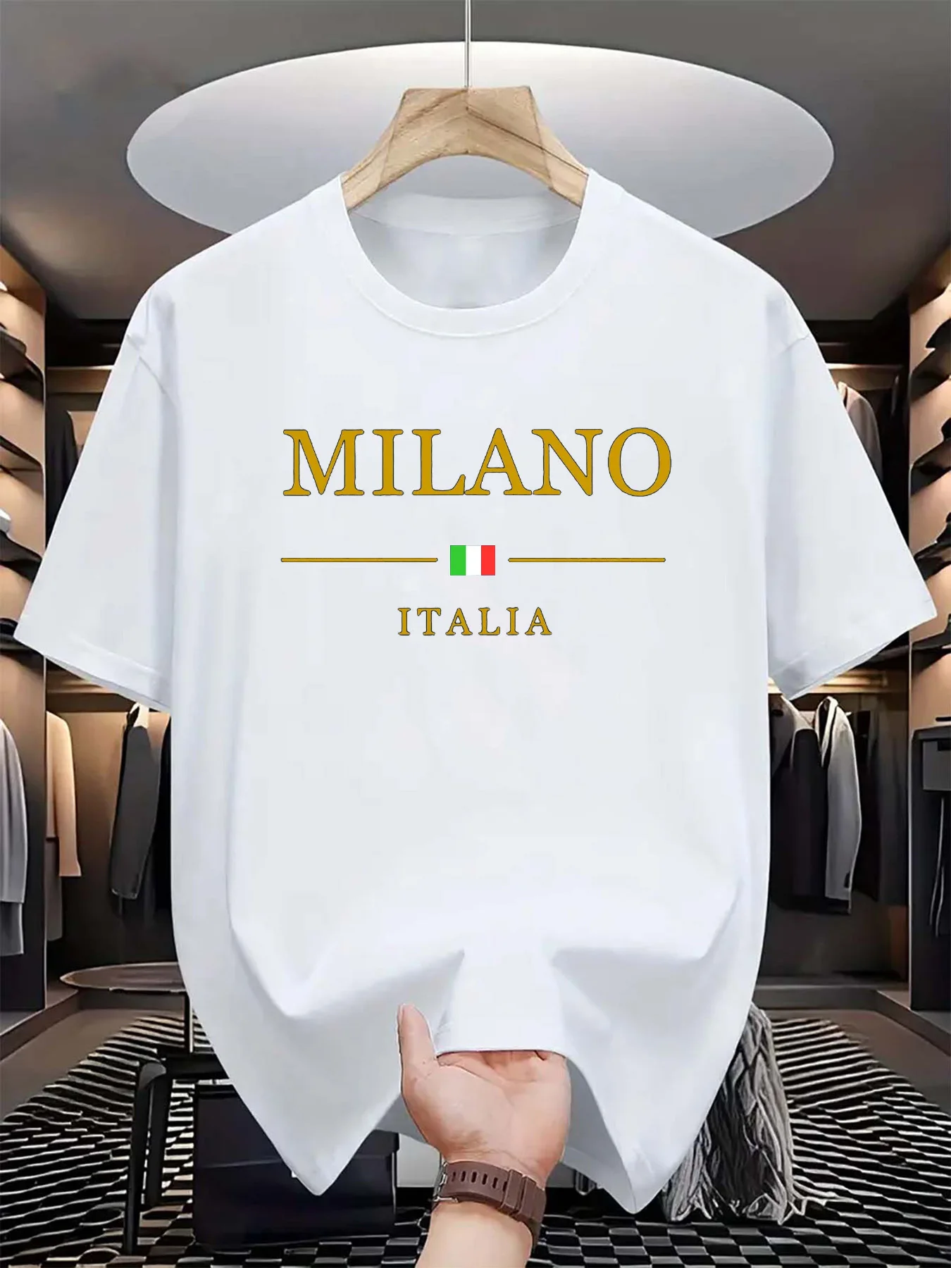 T-shirt d'été à manches courte - Street Fashion In Milan avis et prix