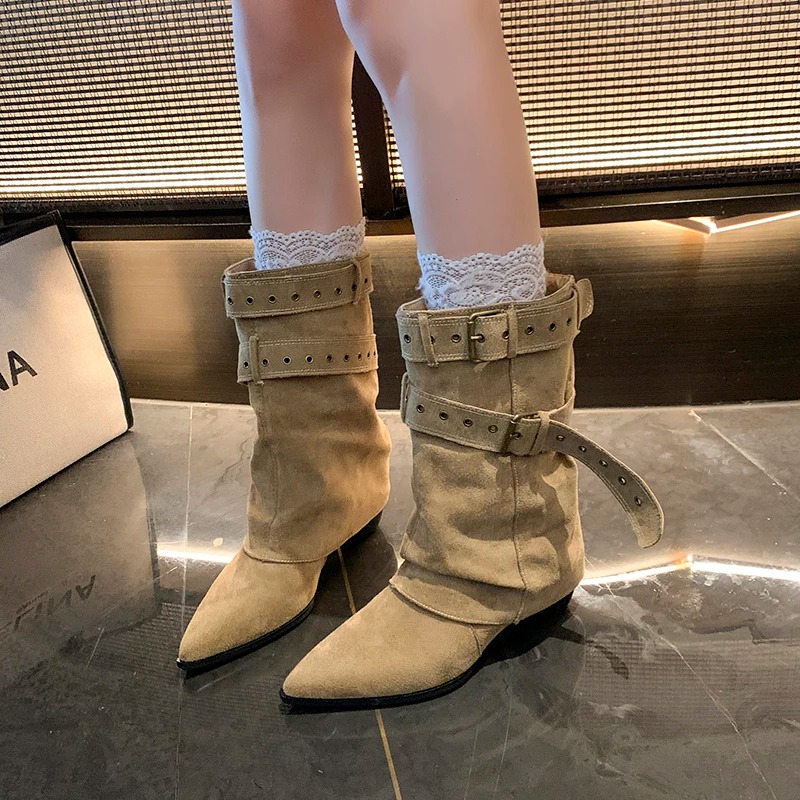 2025 bout pointu femmes bottes - Street Fashion Dress avis et prix