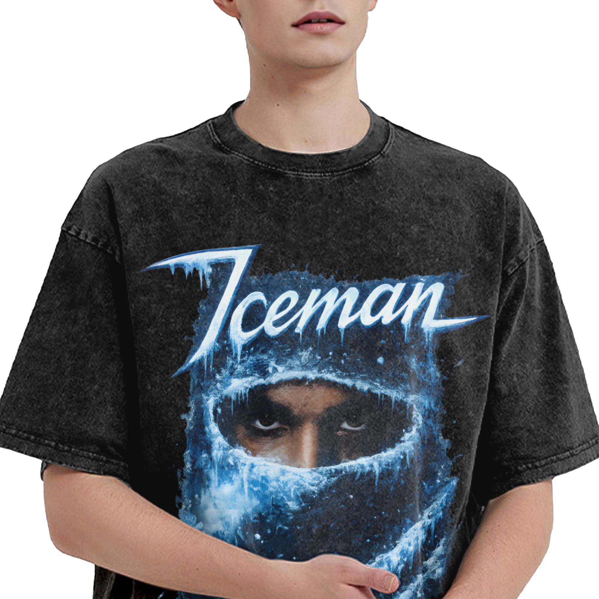 T-shirt délavé Harajuku Drakes - Street Fashion Outfit For Men avis et prix