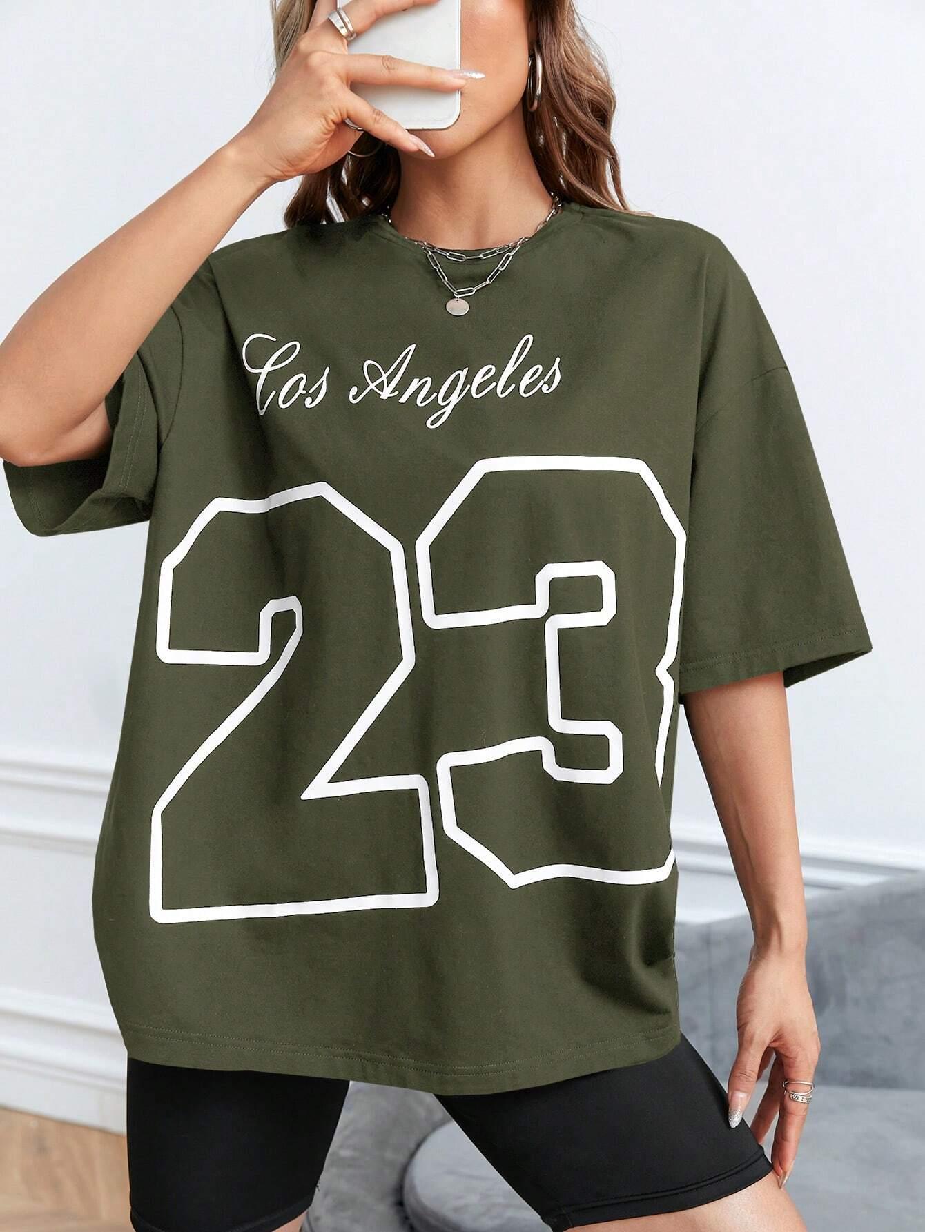 T-shirt imprimé Los Angeles po - Street Fashion Los Angeles avis et prix