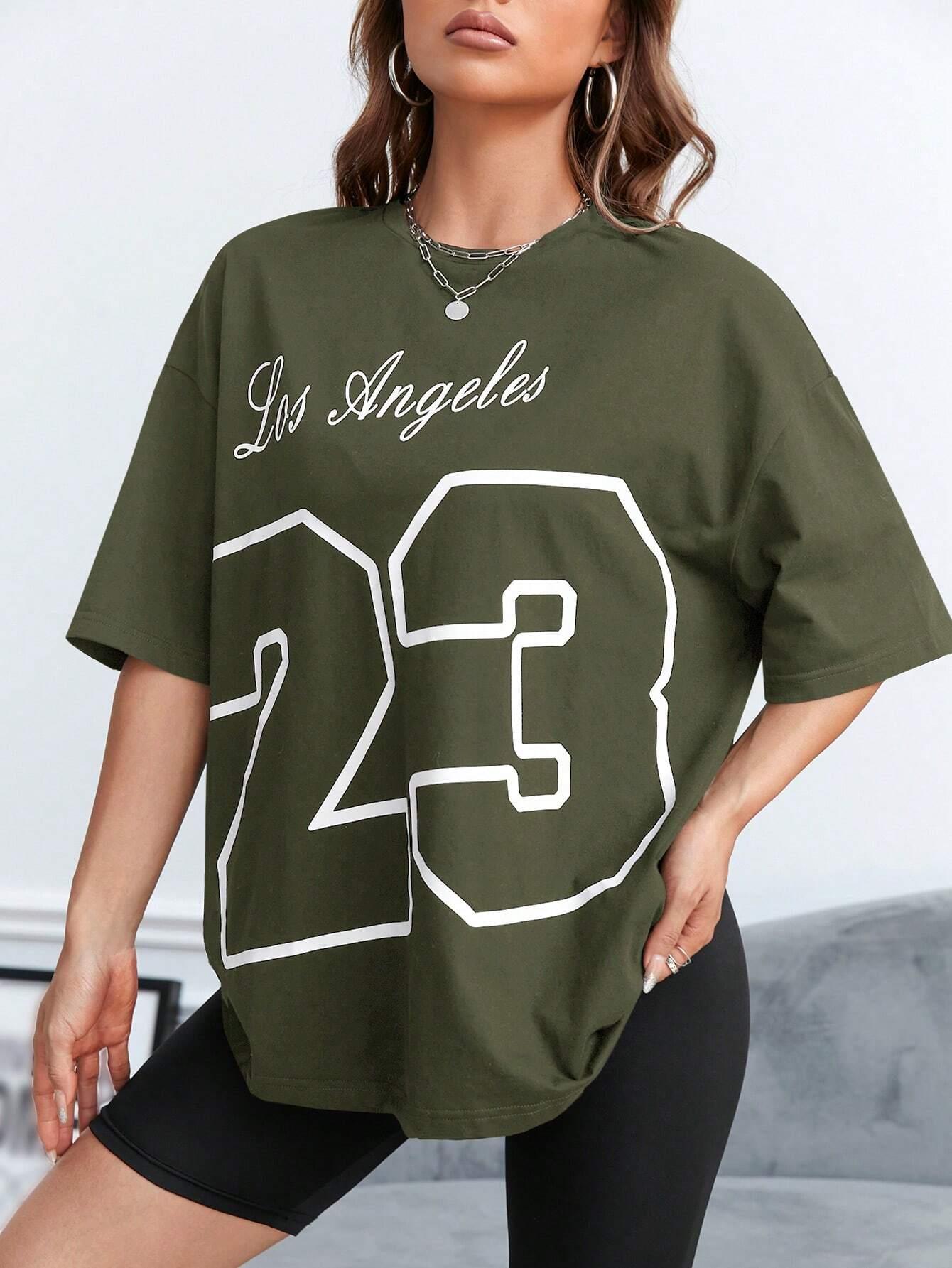 T-shirt imprimé Los Angeles po - Street Fashion Los Angeles avis et prix