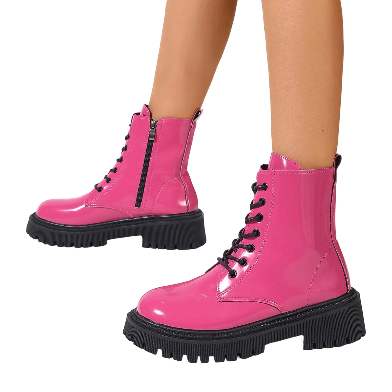 Bottines à plateforme grande t - Street Fashion Plus Size avis et prix
