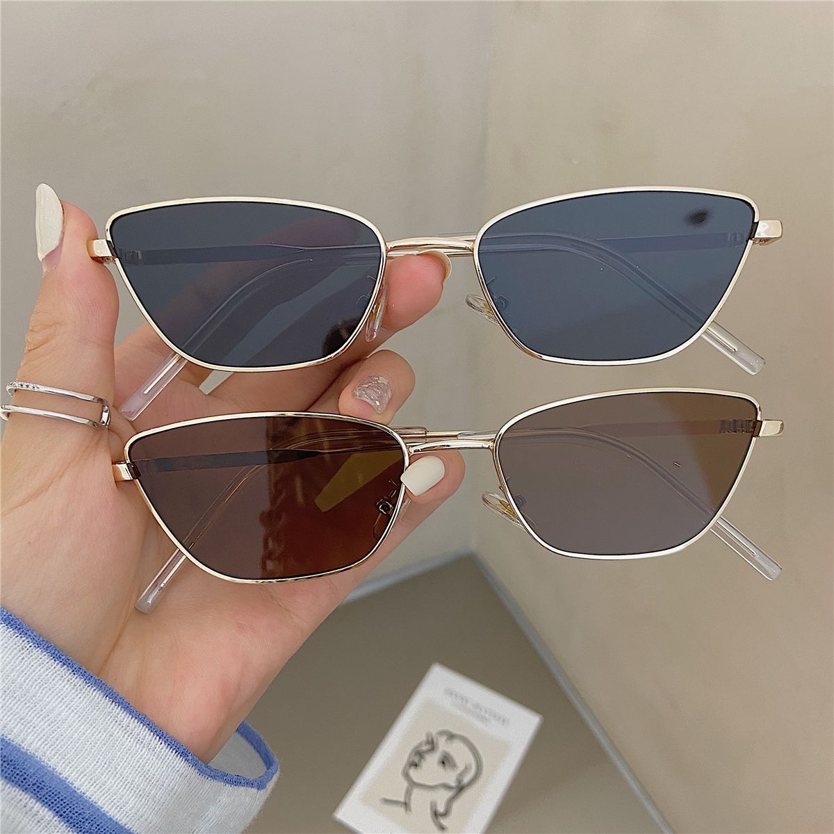 Lunettes de soleil en métal en - Street Fashion Glasses avis et prix