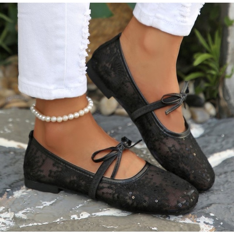 Chaussures plates Mary Jane en - Street Fashion Rome 2026 avis et prix