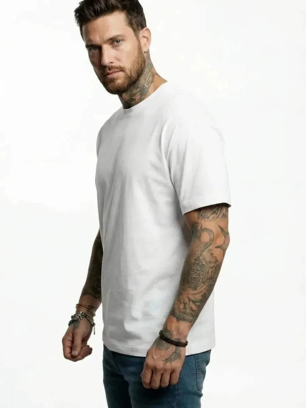 T-shirt avec motif imprimé de  - Street Fashion Outfit For Men avis et prix