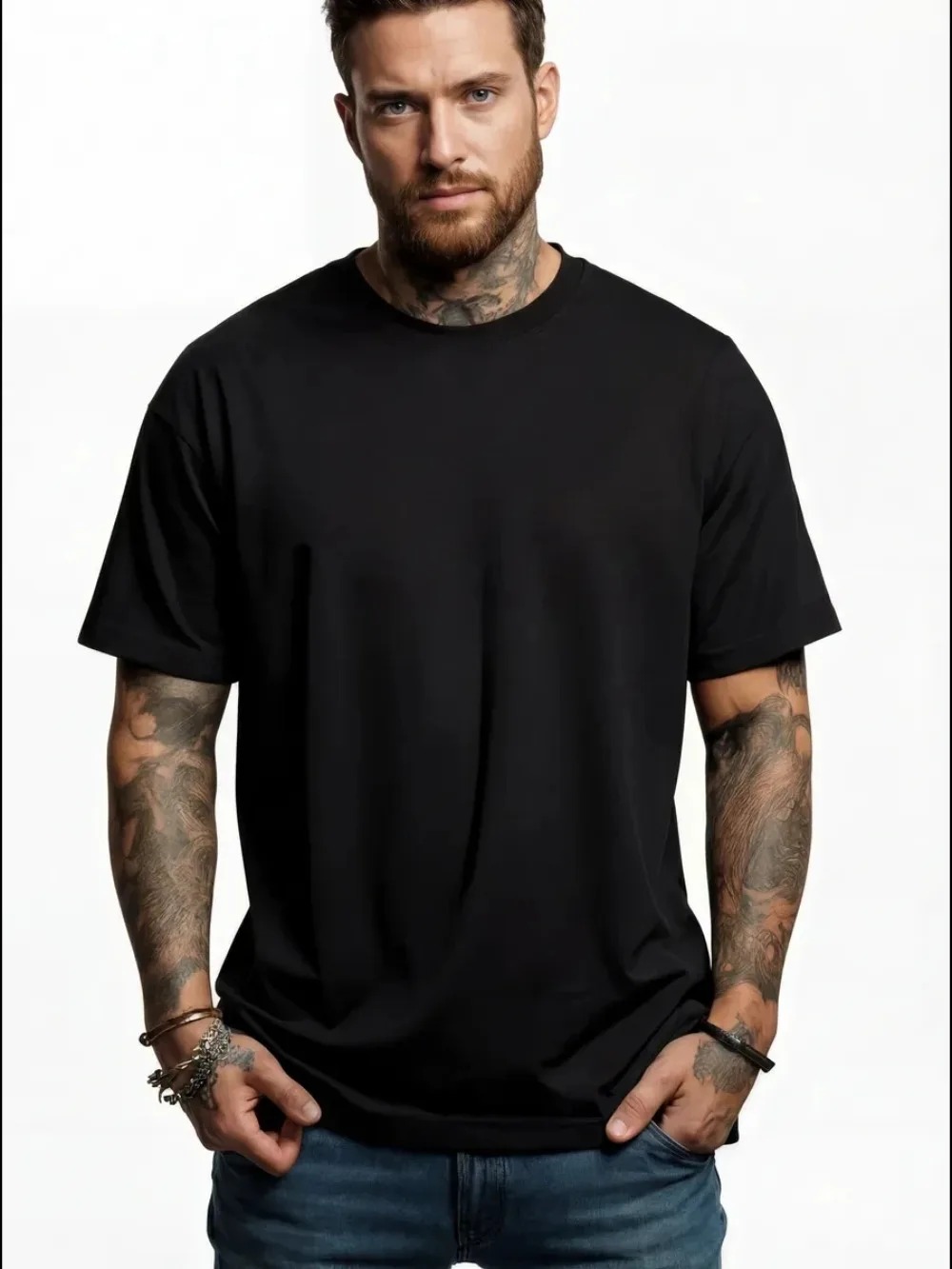 T-shirt avec motif imprimé de  - Street Fashion Outfit For Men avis et prix