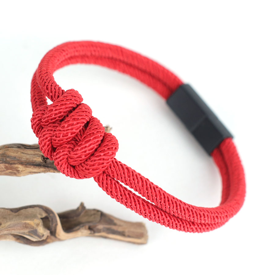 Bracelet en corde pour hommes, - Street Fashion In Milan avis et prix