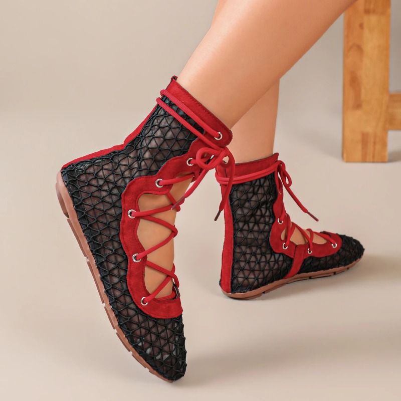 Bottes courtes élégantes à bou - Street Fashion Plus Size avis et prix