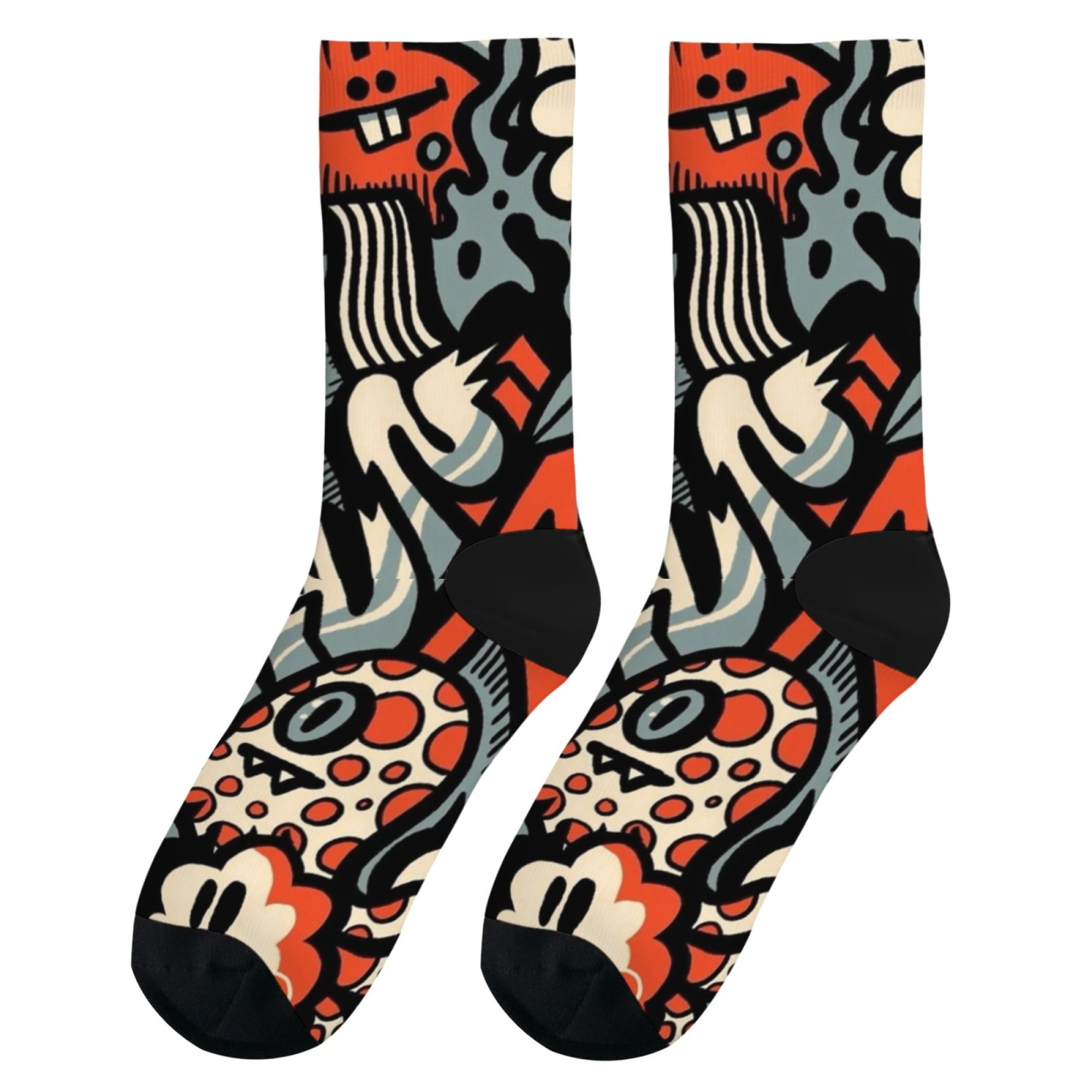 Chaussettes pour hommes à impr - Quirky Street Fashion avis et prix
