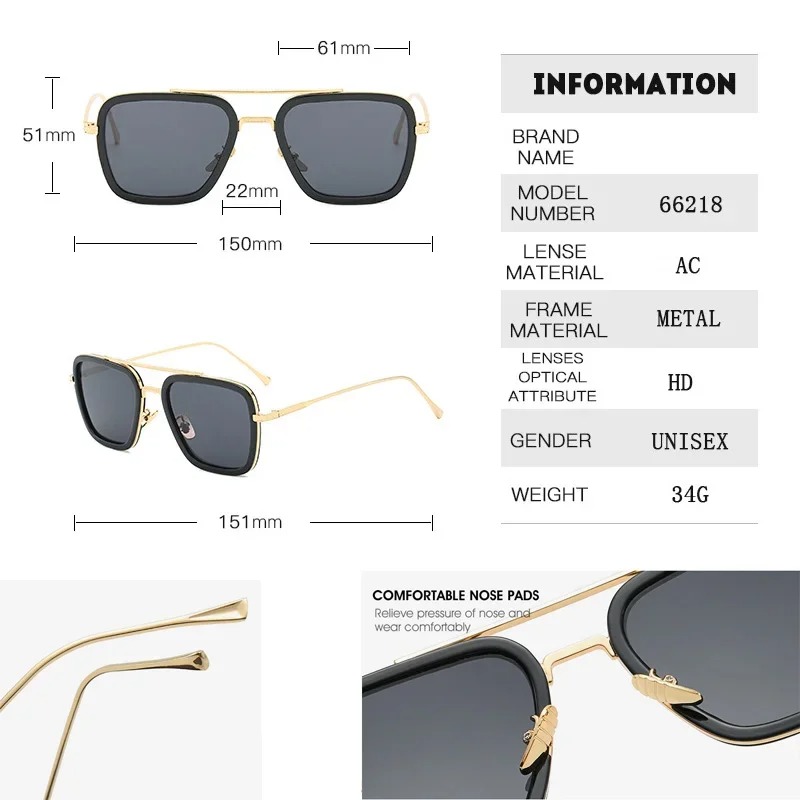 Lunettes de soleil Steam Punk  - Street Fashion Glasses avis et prix
